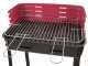 Barbecue &agrave; charbon Seven Italy Flavia  s/r - Surface de cuisson 45.5x29.5  cm