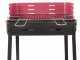 Barbecue &agrave; charbon Seven Italy Flavia  s/r - Surface de cuisson 45.5x29.5  cm