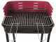 Barbecue &agrave; charbon Seven Italy Flavia  s/r - Surface de cuisson 45.5x29.5  cm
