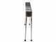 Barbecue &agrave; charbon sp&eacute;cial brochettes en acier inox - Zone de cuisson 80x15 cm