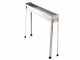 Barbecue &agrave; charbon sp&eacute;cial brochettes en acier inox - Zone de cuisson 80x15 cm