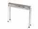 Barbecue &agrave; charbon sp&eacute;cial brochettes en acier inox - Zone de cuisson 80x15 cm