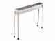 Barbecue &agrave; charbon sp&eacute;cial brochettes en acier inox - Zone de cuisson 80x15 cm