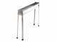 Barbecue &agrave; charbon sp&eacute;cial brochettes en acier inox - Zone de cuisson 80x15 cm