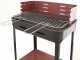Seven Italy Flavia c/r 45 - Barbecue &agrave; charbon en fer artisanal - 45,5x29,5&nbsp;cm