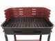 Seven Italy Flavia c/r 45 - Barbecue &agrave; charbon en fer artisanal - 45,5x29,5&nbsp;cm