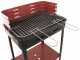 Seven Italy Flavia c/r 45 - Barbecue &agrave; charbon en fer artisanal - 45,5x29,5&nbsp;cm