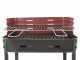 Seven Italy Flavia c/r 45 - Barbecue &agrave; charbon en fer artisanal - 45,5x29,5&nbsp;cm