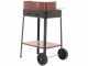 Seven Italy Flavia c/r 45 - Barbecue &agrave; charbon en fer artisanal - 45,5x29,5&nbsp;cm