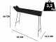 Seven Italy BBQ-60 Go - Barbecue sp&eacute;cial pour brochettes &agrave; charbon - 60x14&nbsp;cm