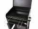 Barbecue &agrave; charbon en T&ocirc;le Polifemo - Surface de cuisson 47.5x37 cm