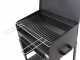 Seven Italy Polifemo Medium - Barbecue &agrave; charbon en fer artisanal - 57,5x37&nbsp;cm
