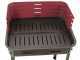Mille Flavia s/r 41 - Barbecue &agrave; charbon en fer artisanal - 41x29,5&nbsp;cm