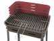 Seven Italy Flavia s/r 41 - Barbecue &agrave; charbon en fer artisanal - 41x29,5&nbsp;cm