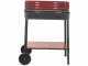 Seven Italy Flavia c/r 55 - Barbecue &agrave; charbon en fer artisanal - 55,5x29,5&nbsp;cm
