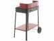 Seven Italy Flavia c/r 55 - Barbecue &agrave; charbon en fer artisanal - 55,5x29,5&nbsp;cm