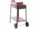 Seven Italy Flavia c/r 55 - Barbecue &agrave; charbon en fer artisanal - 55,5x29,5&nbsp;cm