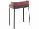 Mille Flavia s/r 55 - Barbecue &agrave; charbon en fer artisanal - 55,5x29,5&nbsp;cm