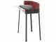Seven Italy Flavia s/r 55 - Barbecue &agrave; charbon en fer artisanal - 55,5x29,5&nbsp;cm