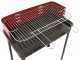 Seven Italy Flavia s/r 55 - Barbecue &agrave; charbon en fer artisanal - 55,5x29,5&nbsp;cm