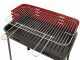 Seven Italy Flavia s/r 55 - Barbecue &agrave; charbon en fer artisanal - 55,5x29,5&nbsp;cm