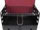 Barbecue valise transportable Pic-Nic en fer - Surface de cuisson 40x28 cm