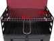 Barbecue valise transportable Pic-Nic en fer - Surface de cuisson 40x28 cm