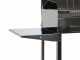 Barbecue en acier Achille INOX avec grille r&eacute;glable - Surface de cuisson 67.5x37 cm