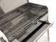 Seven Italy Achille Medium - Barbecue &agrave; charbon en acier inox artisanal - 57,5x37&nbsp;cm