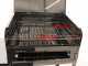 Seven Italy Achille Small - Barbecue &agrave; charbon en acier inox artisanal - 47,5x37&nbsp;cm
