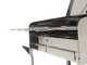 Mille Achille Big - Barbecue &agrave; charbon en acier inox artisanal - 2x 47,5x37&nbsp;cm
