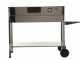 Seven Italy Achille Big - Barbecue &agrave; charbon en acier inox artisanal - 2x 47,5x37&nbsp;cm