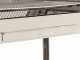 Seven Italy Achille Big - Barbecue &agrave; charbon en acier inox artisanal - 2x 47,5x37&nbsp;cm