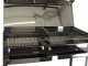 Seven Italy Achille Big - Barbecue &agrave; charbon en acier inox artisanal - 2x 47,5x37&nbsp;cm