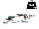 D&eacute;broussailleuse coupe bordures &agrave; batterie Gardena EasyCut 23/18V P4A - 18V 2Ah