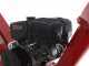 Broyeur autotract&eacute; &agrave; chenille sur brouette motoris&eacute;e GeoTech PRO BMS155 LE moteur essence 6,5/15 CV