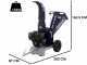 BullMach ZEUS 120 BSE - Broyeur thermique professionnel - Moteur B&amp;S XR2100 13.5CV avec d&eacute;marrage &eacute;lectrique