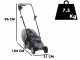 BullMach PELEO 1200 - Tondeuse &agrave; gazon &eacute;lectrique - 1200W - Coupe de 32&nbsp;cm