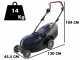 BullMach PELEO 2000 M - Tondeuse &agrave; gazon &eacute;lectrique - 2000W - Coupe de 42&nbsp;cm