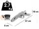 S&eacute;cateur &eacute;lectrique de taille Blackstone 450-BP - 1 batterie 5.2 Ah 36 V