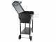 Seven Italy Doriano - Barbecue &agrave; charbon en fer artisanal - 67,5x37&nbsp;cm