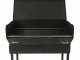 Seven Italy Doriano - Barbecue &agrave; charbon en fer artisanal - 67,5x37&nbsp;cm