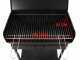 Seven Italy Doriano - Barbecue &agrave; charbon en fer artisanal - 67,5x37&nbsp;cm