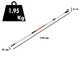 Bahco ATP 230-410 - &Eacute;chenilloir d'&eacute;lagage professionnel - perche t&eacute;lescopique de 230-410&nbsp;cm - &Oslash;&nbsp;32&nbsp;mm - &eacute;chenilloir