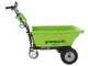 Brouette &eacute;lectrique sur batterie avec roues Greenworks G40GC Garden Cart 40V - SANS BATTERIE ET SANS CHARGEUR