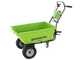 Brouette &eacute;lectrique sur batterie avec roues Greenworks G40GC Garden Cart 40V - SANS BATTERIE ET SANS CHARGEUR