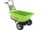 Brouette &eacute;lectrique sur batterie avec roues Greenworks G40GC Garden Cart 40V - SANS BATTERIE ET SANS CHARGEUR