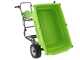 Brouette &eacute;lectrique sur batterie avec roues Greenworks G40GC Garden Cart 40V - SANS BATTERIE ET SANS CHARGEUR