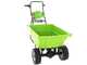 Brouette &eacute;lectrique sur batterie avec roues Greenworks G40GC Garden Cart 40V - SANS BATTERIE ET SANS CHARGEUR