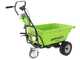 Brouette &eacute;lectrique sur batterie avec roues Greenworks G40GC Garden Cart 40V - SANS BATTERIE ET SANS CHARGEUR